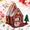 3D Diamond Painting Christmas Gingerbread House Kit – Full Drill DIY Holiday Cabin Mosaic Art Craft, Festive Tabletop Christmas Décor & Gift for Adults and Kids